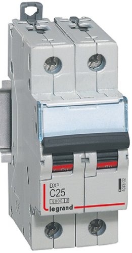 Выключатель автоматический Legrand DX3-E 6000 2п 25А C 6кА картинка